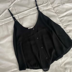 Flowy spaghetti strap blouse